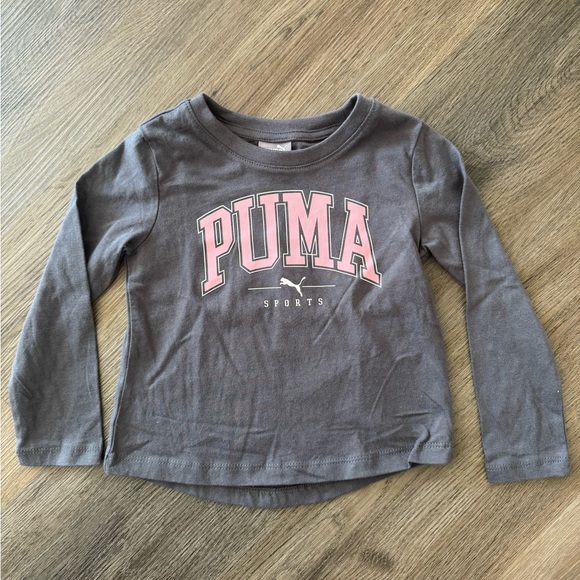 Puma Kids 3 piece vest set - Pink Cream & Grey Size 3T - Picture 6 of 11
